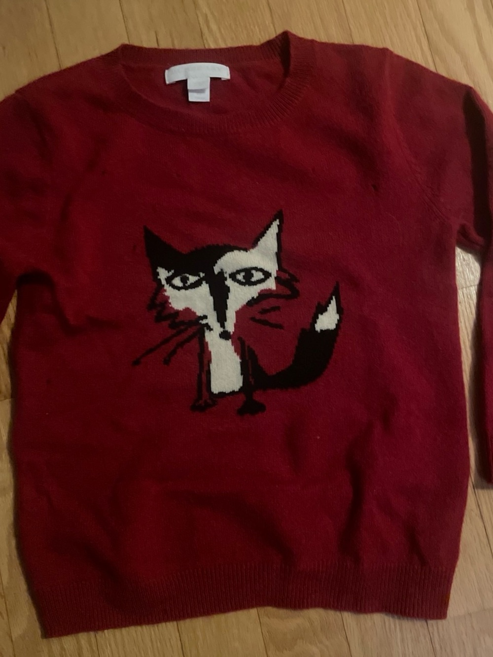 Burberry girls cat graphic sweater